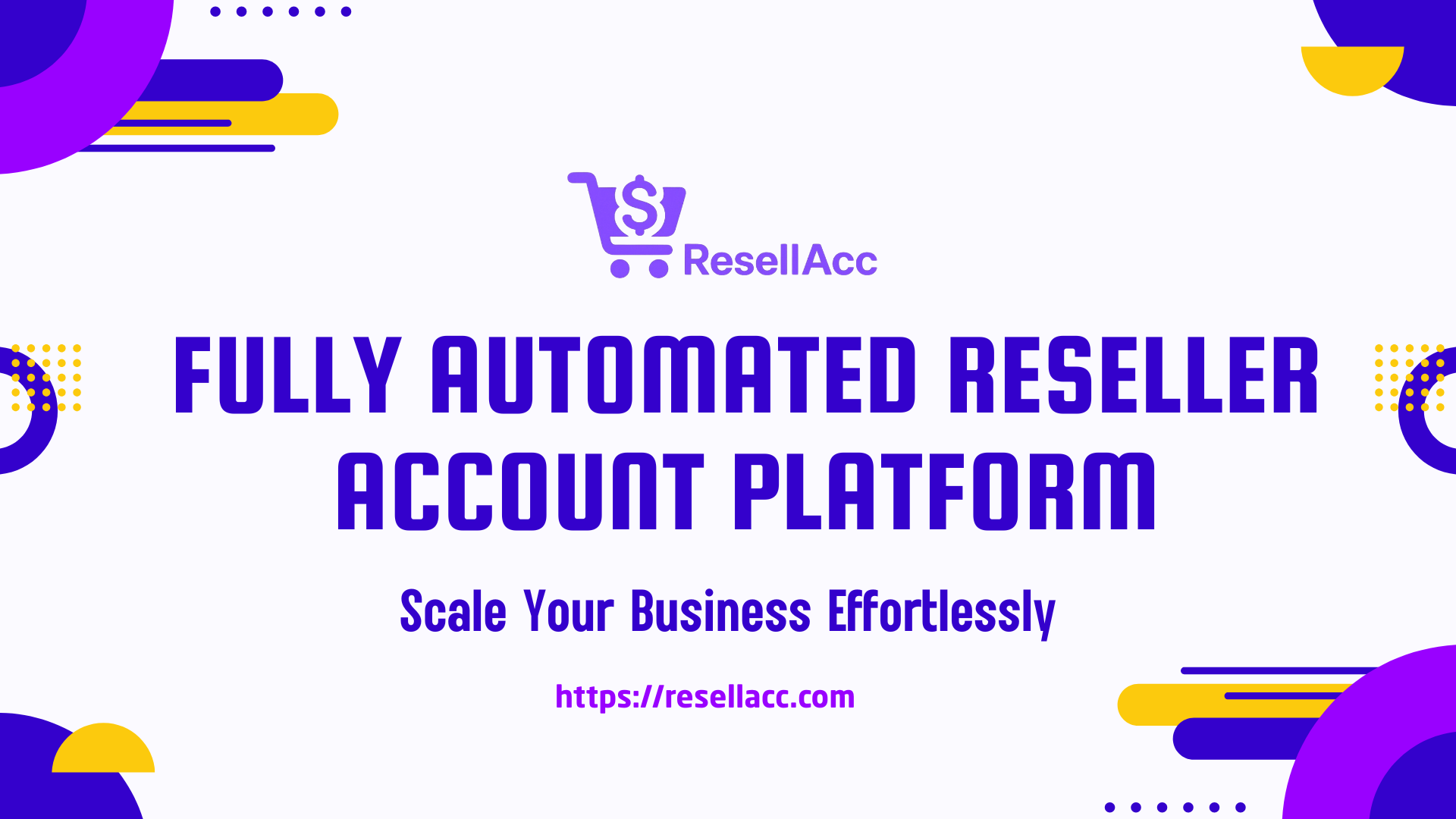 Fully Automated Reseller Account Platform - Scale Your Business Effortlessly